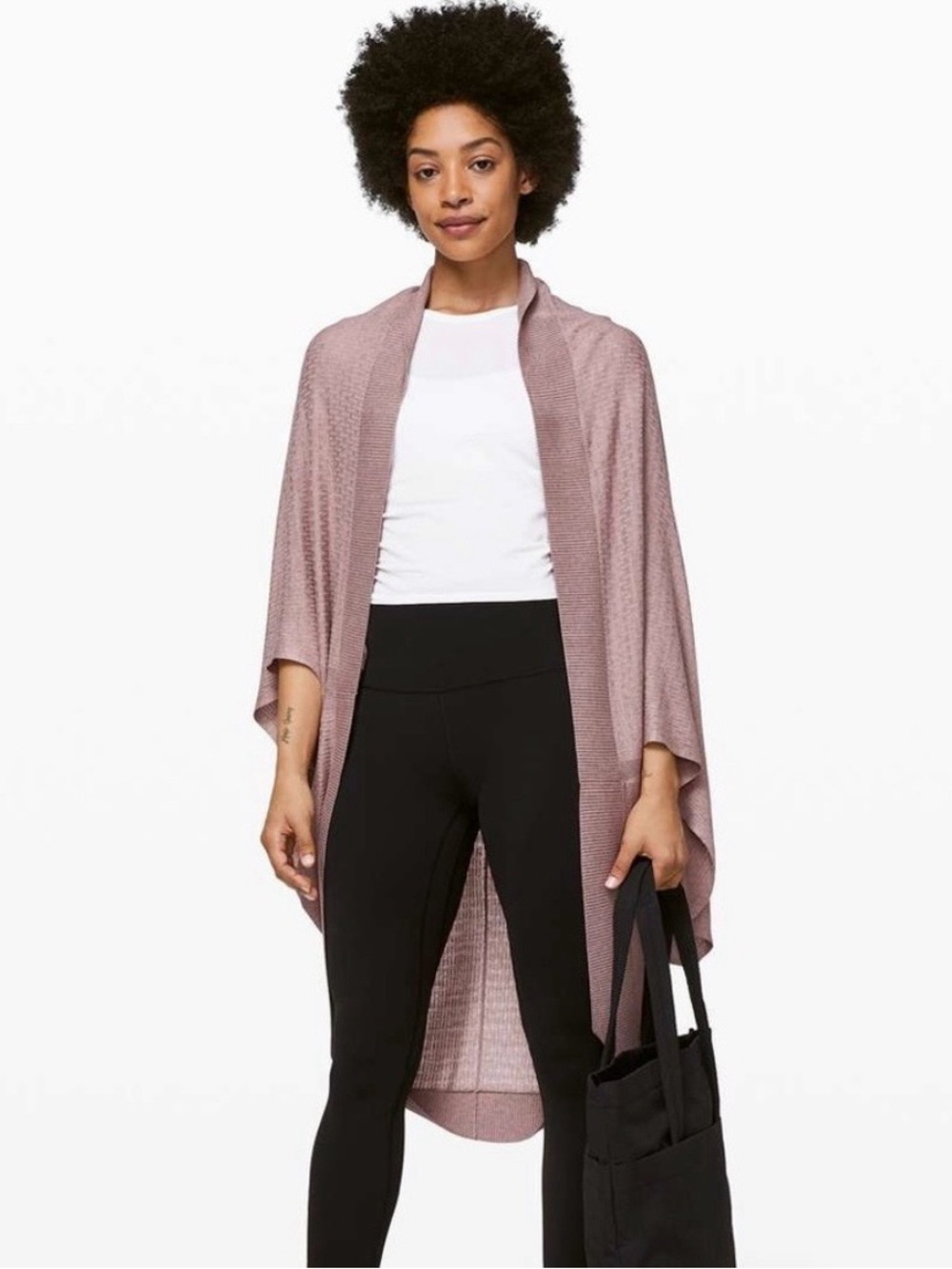 Lululemon Heathered Red Dust Stillness Wrap